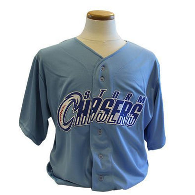 Omaha Storm Chasers Storm Chasers Replica Powder Blue Alternate Jersey