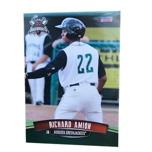 Augusta GreenJackets 2016 Team Card Set