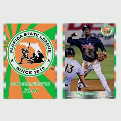 Tampa Tarpons Tampa Tarpons 2018 FSL Top Prospect Card Set