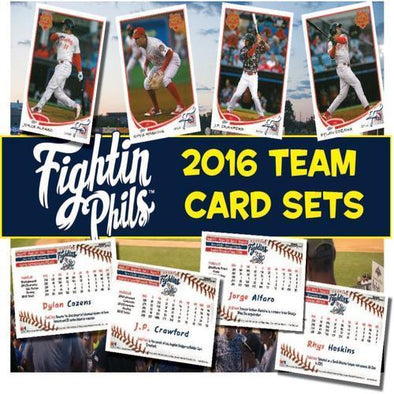 Reading Fightin Phils 2016 Team Card Set