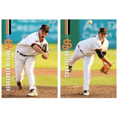 San Jose Giants 2016 Updated Trading Card Set