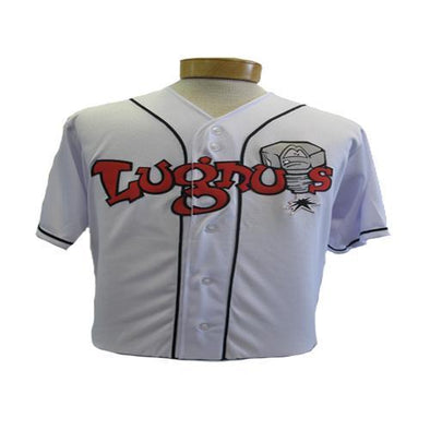Lansing Lugnuts Adult Home Replica Jersey - White