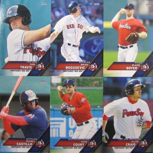 Pawtucket Red Sox 2017 PawSox Team Card Set