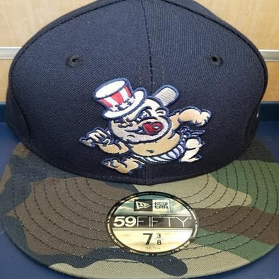 Scranton/Wilkes-Barre RailRiders 59Fifty New Era Baby Bombers Camo Hat