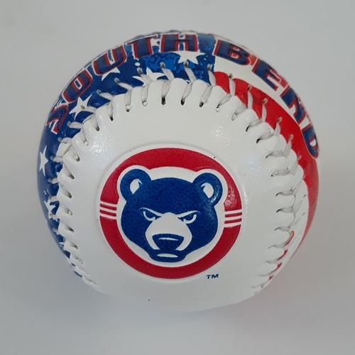 South Bend Cubs Logo Ball Patriotic