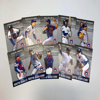 2018 South Bend Cubs Team Set