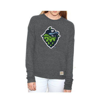 Retro Brand Women's Crew Sweater, Hillsboro Hops