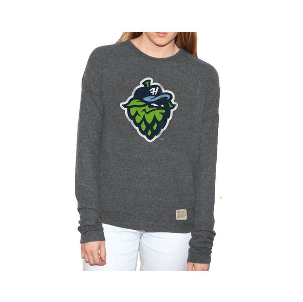 Retro Brand Women's Crew Sweater, Hillsboro Hops
