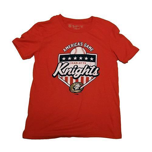 Charlotte Knights Youth America's Game Tee