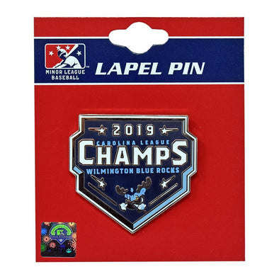 Wilmington Blue Rocks 2019 Carolina League Champions Lapel Pin