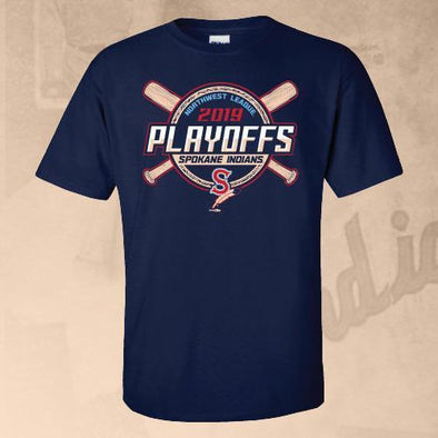 Spokane Indians 2019 Playoffs Navy Tee
