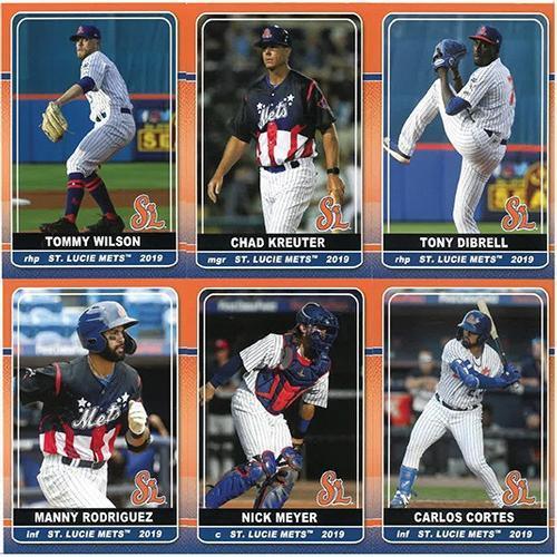 St. Lucie Mets 2019 STL Team Set