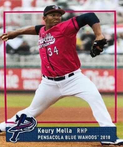 Pensacola Blue Wahoos 2018 Baseball Trading Cards