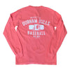 Durham Bulls Comfort Color Salmon Long Sleeve