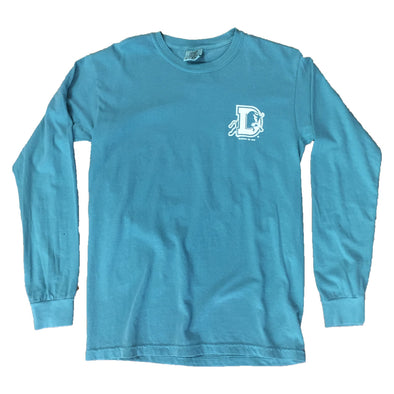 Durham Bulls Comfort Color Seafoam Long Sleeve