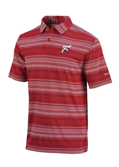 Reading Fightin Phils 2019 Columbia Omni Wick Slide Red Polo