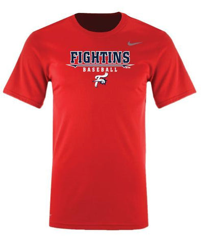 Reading Fightin Phils Nike Red Dri Fit Fightins Baseball Tee