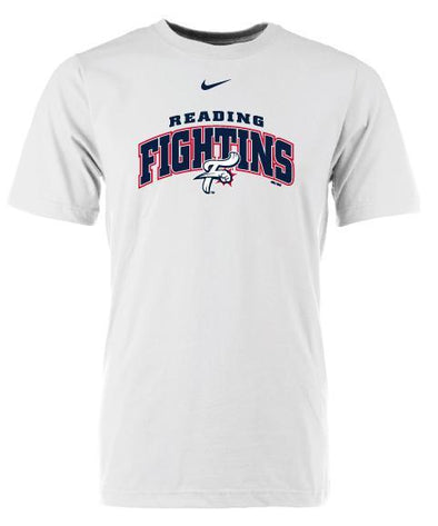 Reading Fightin Phils Nike White Reading Fightins Tee