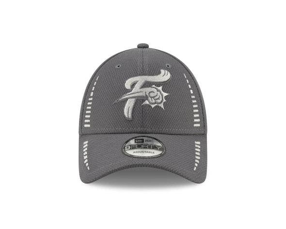 Reading Fightin Phils New Era Grey Speed 9FORTY Adjustable Fightins Cap