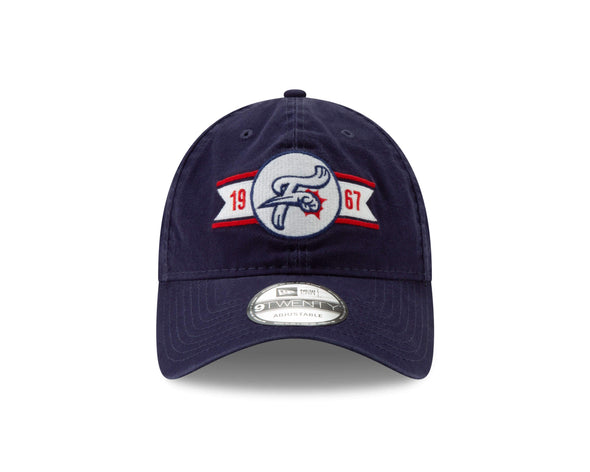 Reading Fightin Phils New Era 9Twenty Adjustable 1967 Navy Fightins Banner Classic Cap