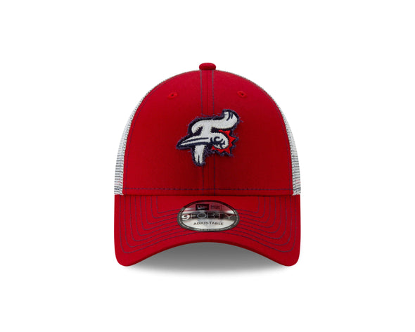 Reading Fightin Phils New Era 9Forty Adjustable Red Trucker Cap