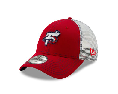 Reading Fightin Phils New Era 9Forty Adjustable Red Trucker Cap