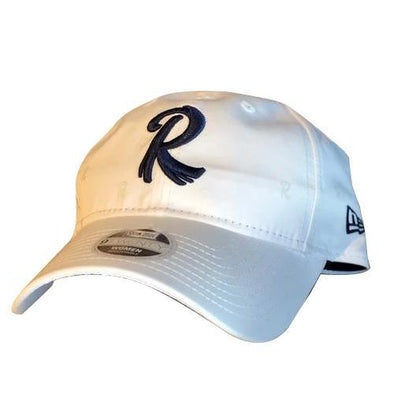 Reading Fightin Phils New Era Women's White and Navy Scatter Sleek  "R" Cap