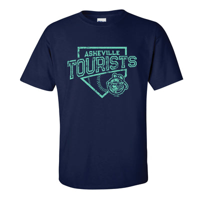 Asheville Tourists Youth Navy T-shirt