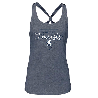 Asheville Tourists Youth Girls Tank Top