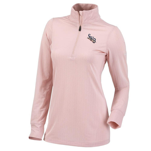 Columbia Women's Omni-Wick Shotgun 1/4 Zip Pullover (Pink)