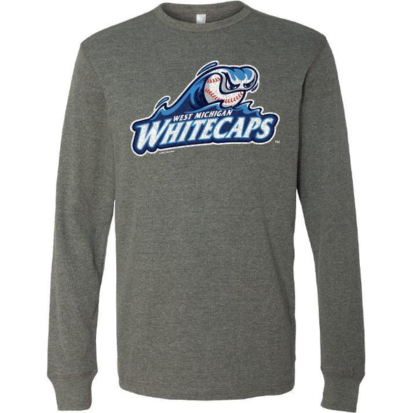 West Michigan Whitecaps Thermal Long Sleeve Grey Tee