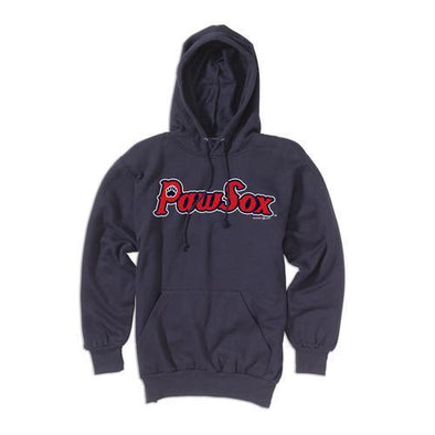 Pawtucket Red Sox Navy Wordmark Comfort Fleece Hood