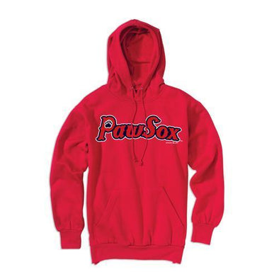 Pawtucket Red Sox Red Wordmark Comfort Fleece Hood