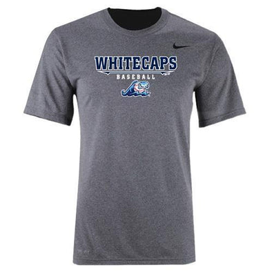 West Michigan Whitecaps Nike Grey Dri-FIT Tee