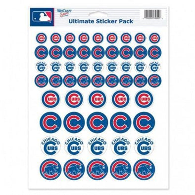 Chicago Cubs Vinyl Sticker Sheet 2