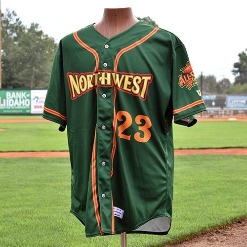 Ryan Kibler AUTOGRAPHED 2019 Northwest League All-Star Jersey / #23 / Boise Hawks