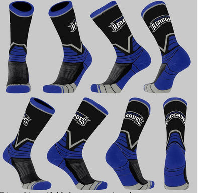 Hudson Valley Renegades Apparel/Mens (Twin City)-Renegades Socks