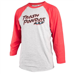 3/4 Long Sleeve Adult Home Raglan Red