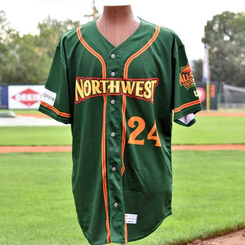 Jesus Marriaga AUTOGRAPHED 2019 Northwest League All-Star Jersey / #24 / Hillsboro Hops