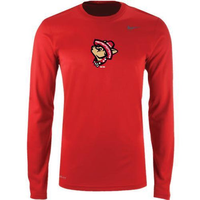 El Paso Chihuahuas NIKE- YOUTH RED LEGEND HOWLING DOG L/S