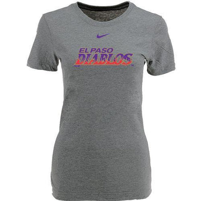 El Paso Chihuahuas NIKE- WOMEN'S GRAY DIABLOS