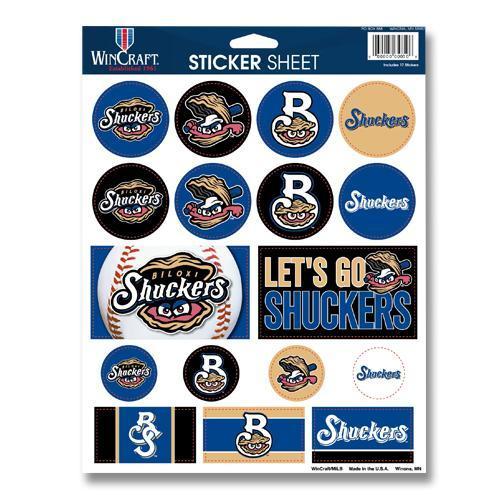 Biloxi Shuckers Sticker-Sheet