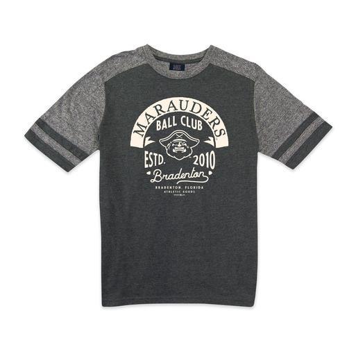 Bradenton Marauders Ball Club Striped Sleeve Tee