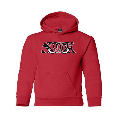 Lake Elsinore Storm Youth Wordmark Hoodie - Red