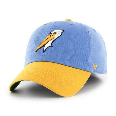 MYRTLE BEACH PELICANS 47 BRAND 2TONE ALTERNATE LOGO FRANCHISE CAP