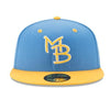 Myrtle Beach Pelicans NEW ERA 59/FIFTY ON FIELD 2TONE GAME LOGO CAP