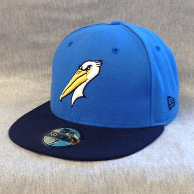 Myrtle Beach Pelicans NEW ERA 59/FIFTY 2TONE NAVY ALTERNATE LOGO CAP