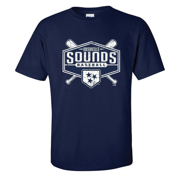 Nashville Sounds Navy Far Tee