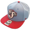 Jacksonville Jumbo Shrimp '47 Columbia Blue Two Tone Snapback Cap