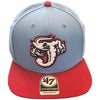 Jacksonville Jumbo Shrimp '47 Columbia Blue Two Tone Snapback Cap